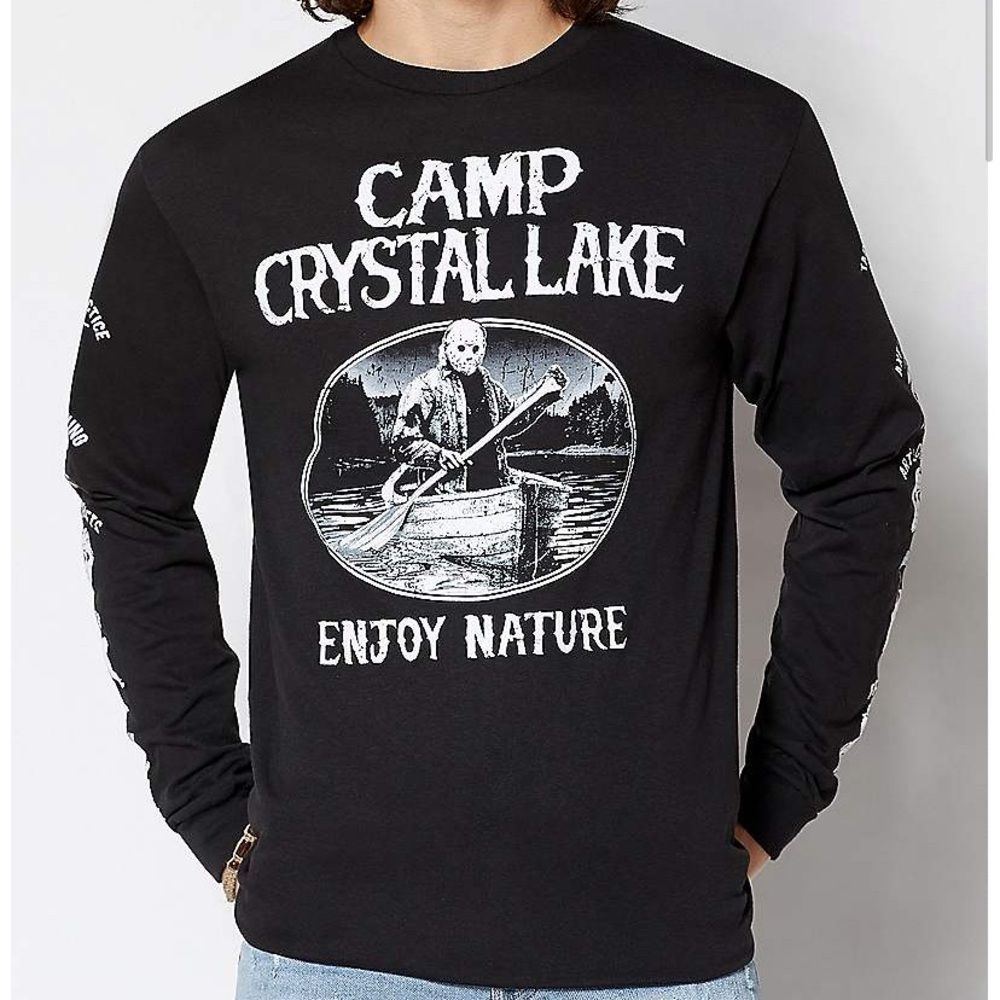 Camp Crystal Lake Long Sleeve T Shirt - Friday the 13th